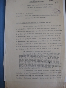 S&eacute;ance secr&eacute;te 11.12.1928