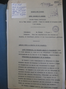 LIII&egrave;me Session du Conseil. Proc&eacute;s-Verbal provisoire de la 7&egrave;me s&eacute;ance (priv&eacute;e) 15.12.1928