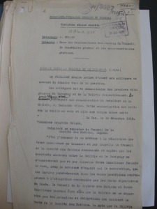 LIIIème Session du Conseil. Troisème séance secrète 15.12.1928