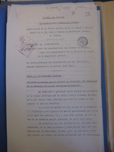 LXVI&egrave;me Session du Conseil. Compte - rendu de la s&eacute;ance secr&eacute;te 06.02.1932