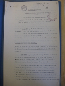 LXVI&egrave;me Session du Conseil. Compte - rendu de la s&eacute;ance secr&eacute;te 12.02.1932