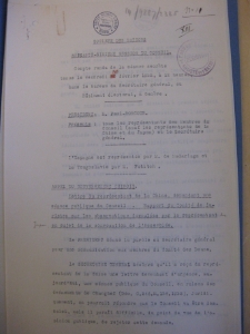 LXVI&egrave;me Session du Conseil. Compte - rendu de la s&eacute;ance secr&eacute;te 19.02.1932