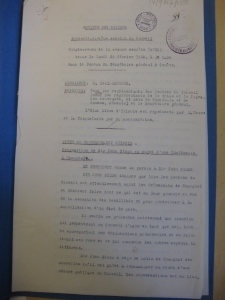 LXVI&egrave;me Session du Conseil. Compte - rendu de la s&eacute;ance secr&eacute;te 29.02.1932
