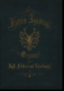 Illustrirte Jagd-Zeitung 1875-1876. Okładka