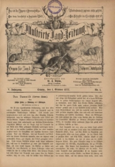 Illustrirte Jagd-Zeitung 1877-1878 Nr1