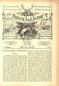 Illustrirte Jagd-Zeitung 1877-1878 Nr17