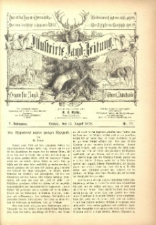 Illustrirte Jagd-Zeitung 1877-1878 Nr22