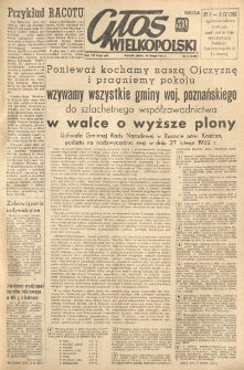 Głos Wielkopolski. 1952.02.29 R.8 nr52 Wyd.AB