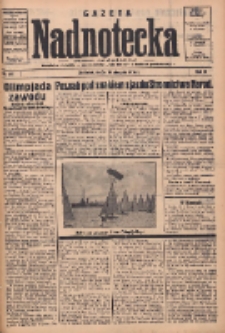 Gazeta Nadnotecka: pismo codzienne 1936.08.19 R.16 Nr191