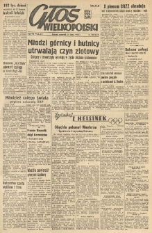 Głos Wielkopolski. 1952.07.31 R.8 nr182 Wyd.AB