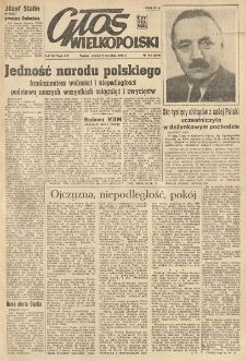 Głos Wielkopolski. 1952.09.09 R.8 nr216 Wyd.AB