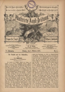 Illustrirte Jagd-Zeitung 1878-1879 Nr1