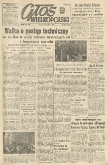 Głos Wielkopolski. 1952.09.30 R.8 nr234 Wyd.AB