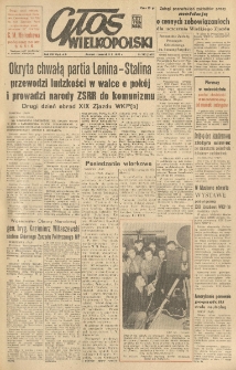 Głos Wielkopolski. 1952.10.09 R.8 nr242 Wyd.AB