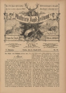 Illustrirte Jagd-Zeitung 1878-1879 Nr22