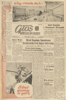 Głos Wielkopolski. 1952.10.17 R.8 nr249 Wyd.AB