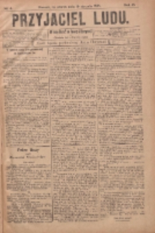 Przyjaciel Ludu : najstarsze i najtańsze pismo codzienne dla ludu polskiego 1905.01.10 R.45 Nr4