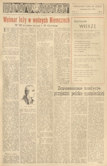 Nowy Świat. Tygodniowy dodatek Głosu Wielkopolskiego. 1952.03.23 R.3 nr12