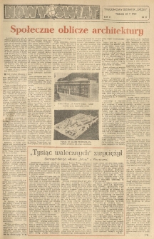 Nowy Świat. Tygodniowy dodatek Głosu Wielkopolskiego. 1952.05.25 R.3 nr21
