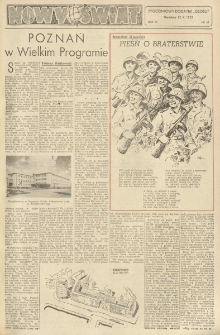 Nowy Świat. Tygodniowy dodatek Głosu Wielkopolskiego. 1952.10.12 R.3 nr40