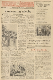 Nowy Świat. Tygodniowy dodatek Głosu Wielkopolskiego. 1952.10.19 R.3 nr41