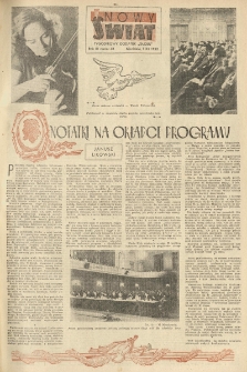 Nowy Świat. Tygodniowy dodatek Głosu Wielkopolskiego. 1952.12.07 R.3 nr48