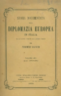 Storia documentata della diplomazia Europea in Italia dall'anno 1814 all'anno 1861. Vol.8: 1859 - 1861