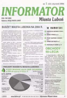 Informator Miasta Luboń 2004.01 Nr1(53)