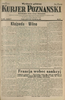 Kurier Poznański 1935.10.20 R.30 nr 483