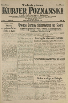 Kurier Poznański 1934.11.11 R.29 nr 513