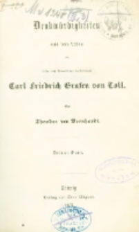 Denkwürdigkeiten aus dem Leben des kaiserl. russ. Generals von der Infanterie Carl Friedrich Grafen von Toll. Bd.3