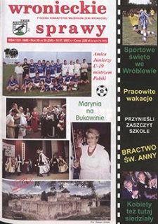 Wronieckie Sprawy 2002.07.18 R.12 Nr28(258)