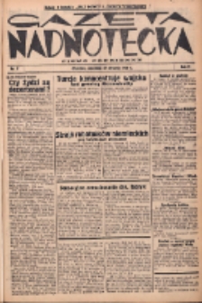Gazeta Nadnotecka: pismo codzienne 1937.01.10 R.17 Nr7