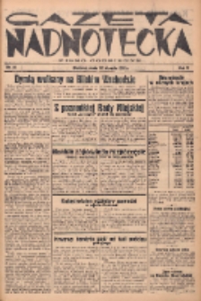 Gazeta Nadnotecka: pismo codzienne 1937.01.27 R.17 Nr21