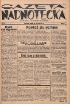 Gazeta Nadnotecka: pismo codzienne 1937.01.30 R.17 Nr24