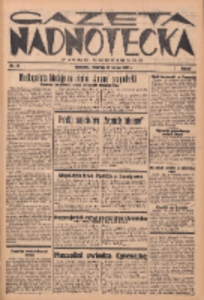 Gazeta Nadnotecka: pismo codzienne 1937.03.18 R.17 Nr63