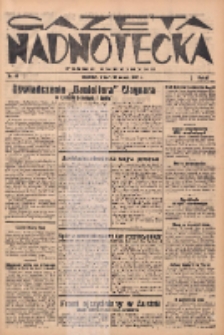 Gazeta Nadnotecka: pismo codzienne 1937.03.23 R.17 Nr67