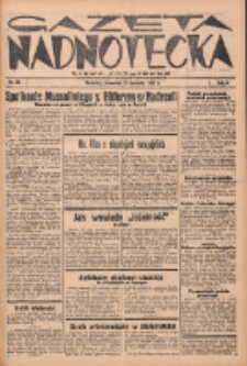 Gazeta Nadnotecka: pismo codzienne 1937.04.15 R.17 Nr86