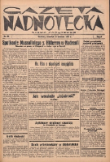 Gazeta Nadnotecka: pismo codzienne 1937.04.15 R.17 Nr86