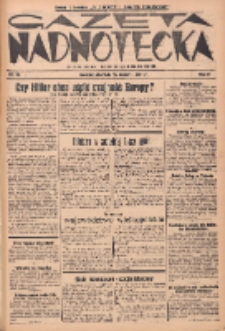 Gazeta Nadnotecka: pismo codzienne 1937.04.25 R.17 Nr95