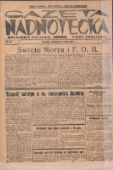 Gazeta Nadnotecka: pismo codzienne 1937.06.27 R.17 Nr145
