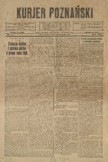Kurier Poznański 1918.01.01 R.13 nr 1