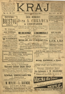 Kraj: pismo polityczno - literackie. 1905.07.08(21) R.24 No.27