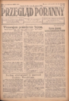 Przegląd Poranny: pismo niezależne i bezpartyjne 1923.03.21 R.3 Nr78
