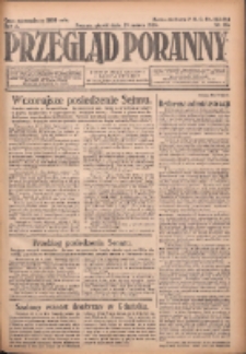 Przegląd Poranny: pismo niezależne i bezpartyjne 1923.03.23 R.3 Nr80