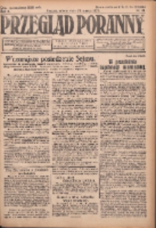 Przegląd Poranny: pismo niezależne i bezpartyjne 1923.03.24 R.3 Nr81