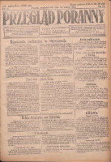 Przegląd Poranny: pismo niezależne i bezpartyjne 1923.03.26 R.3 Nr83