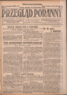 Przegląd Poranny: pismo niezależne i bezpartyjne 1923.04.29 R.8 Nr116