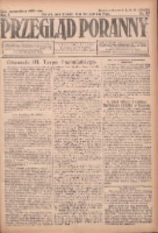 Przegląd Poranny: pismo niezależne i bezpartyjne 1923.04.30 R.3 Nr117