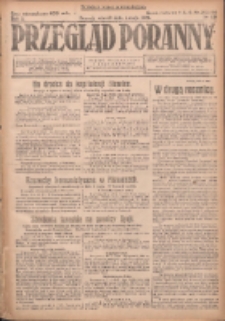 Przegląd Poranny: pismo niezależne i bezpartyjne 1923.05.01 R.3 Nr118